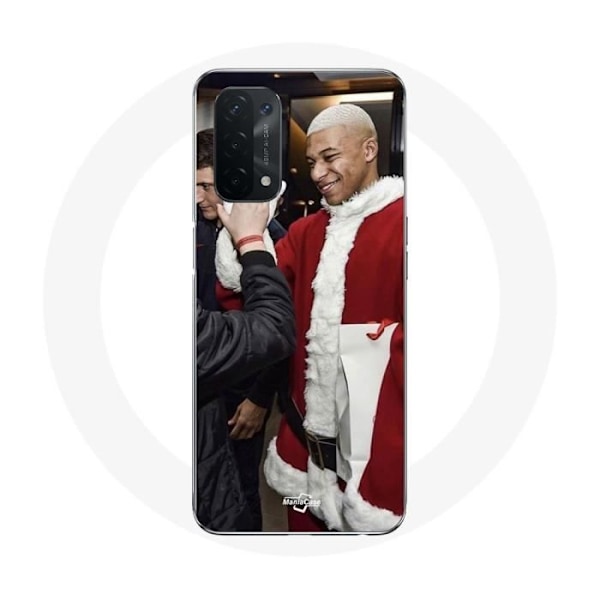 Coque pour Oppo A74 Mbappé Jalkapallo Hyvää joulua