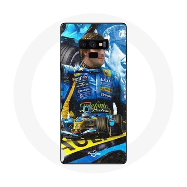 Fodral för Samsung Galaxy Note 9 Formule 1 Fernando Alonso världsmästare i F1