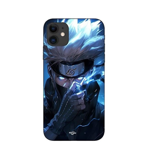 Coque Maniacase för Iphone 11 Kakashi Hatake anime fanart svart