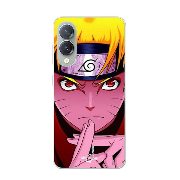 Coque för Samsung Galaxy S25 Edge Naruto, huvud korsat l Maniacase Svart