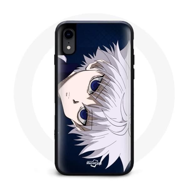 Cover til Iphone X - Maniacase - Killua Zoldyck - Blød - Sort - Manga