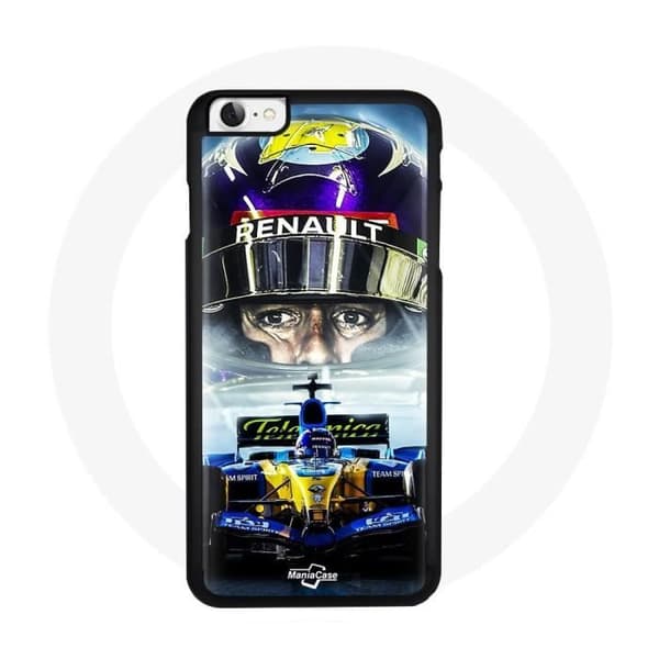 iPhone 5 Cover Formel 1 Blå Gul Fernando Alonso Renault