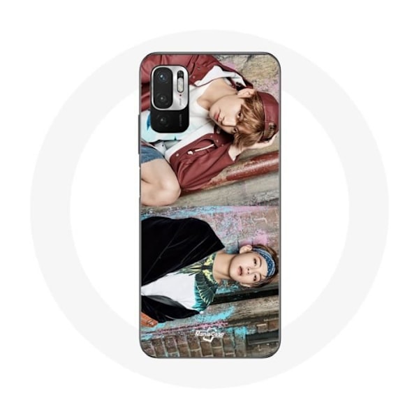 Coque för Xiaomi Redmi Note 10T 5G BTS Kim Taehyung och Jungkook Taekook Teaser Not Today You Never Walk Alone