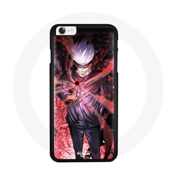 Coque iPhone 7 - Gojo Satoru - Jujutsu Kaisen - Souple - Noir - Anime
