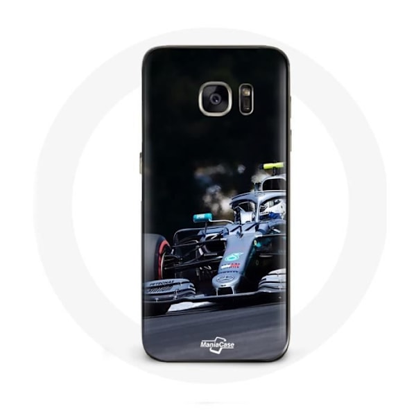 Coque för Samsung Galaxy S6 edge Formule 1 Valtteri Bottas F1-förare Svart