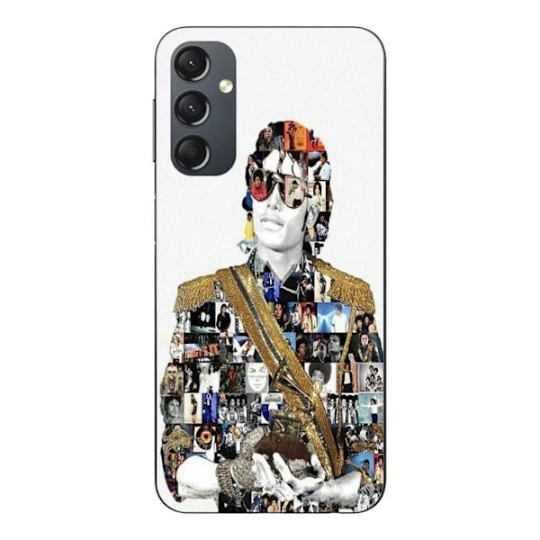 Coque - Maniacase - Samsung Galaxy A24 - Michael Jackson Legend - Mjuk - Svart