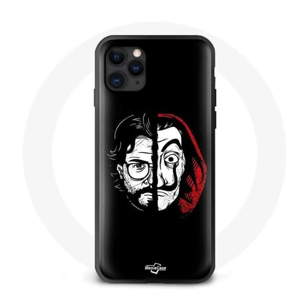 Coque - La casa de Papel - Iphone 12 - Blød - Sort - Unisex