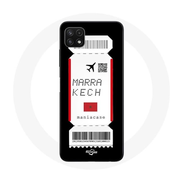 Coque för Samsung Galaxy A22 5G Flygbiljett Marrakech Marocko