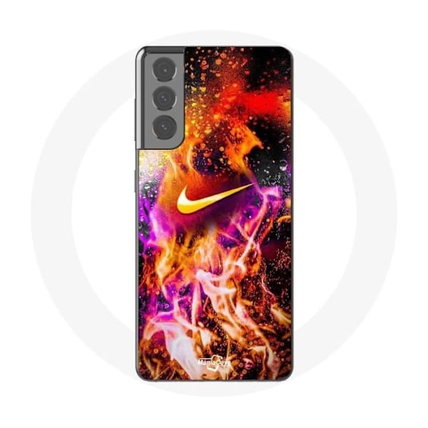 Coque - Nike - Galaxy S21 - Mjuk - Färgglad - Målning färgrik