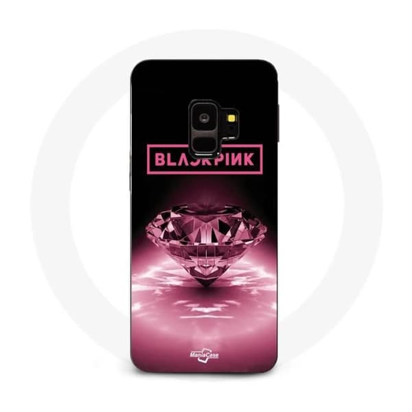 Coque Maniacase til Samsung Galaxy S9 Plus blackpink diamant sort og rosa