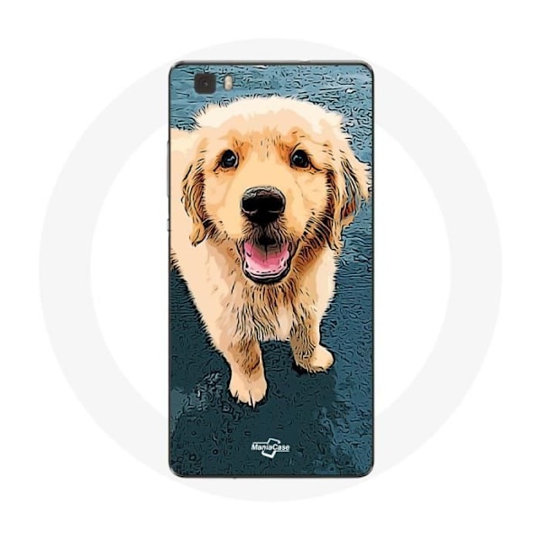 Skydd för Huawei P8 Lite Golden retriever Valp