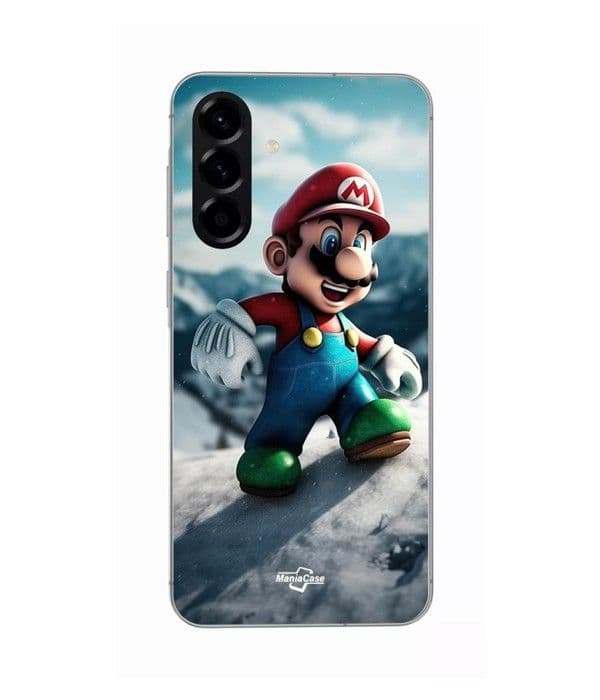 Cover - Mario - Samsung Galaxy A26 - Silikone - Blød - Sort Svart