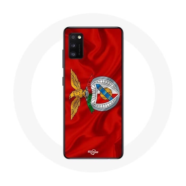 Coque - Maniacase - Samsung Galaxy A41 - Mjuk - Skydd - Mönster Benfica Svart