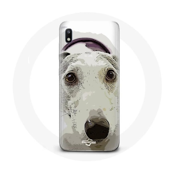 Coque - Samsung - Galaxy A10 - Pitbull Hund - Mjuk - Vit Vit
