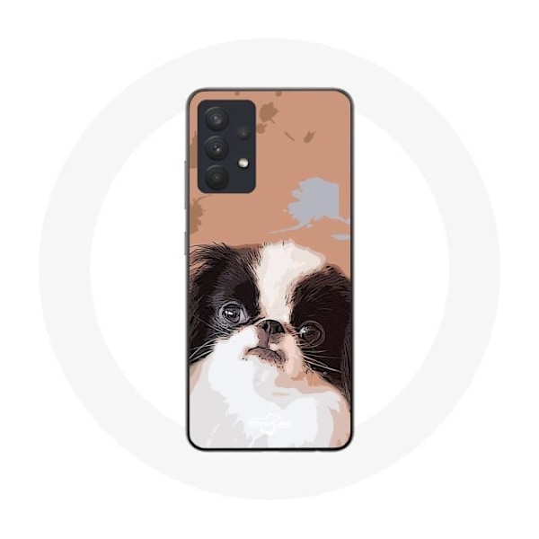 Skydd för Samsung Galaxy A13 4G / A13 4G Lite Japansk Spaniel Svart och Vit Hundras