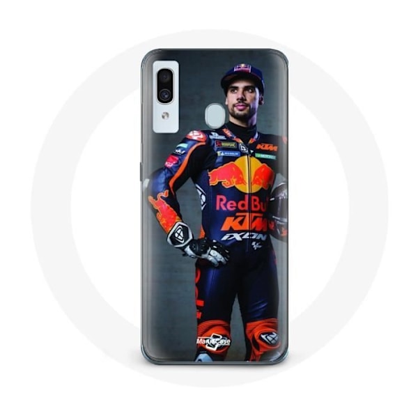Coque - Maniacase - Samsung Galaxy A20 - Miguel Oliveira Moto GP - Flexibel - Svart Svart