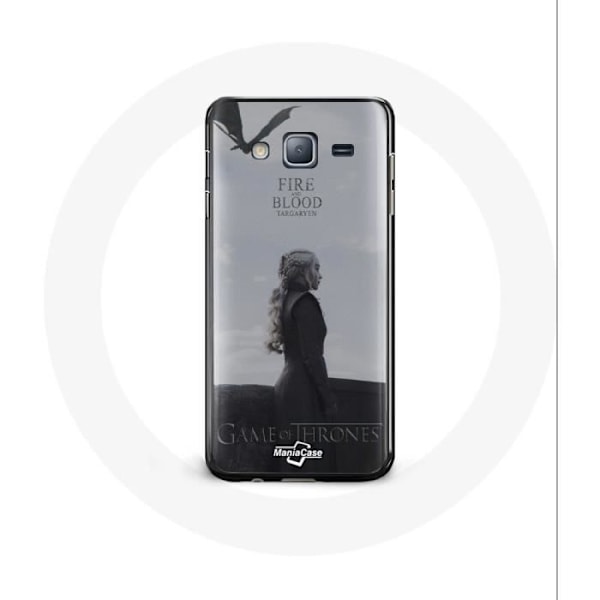 Coque för Samsung Galaxy A3 Game of Thrones Säsong 8 Daenerys Targaryen eld och blod Järntronen