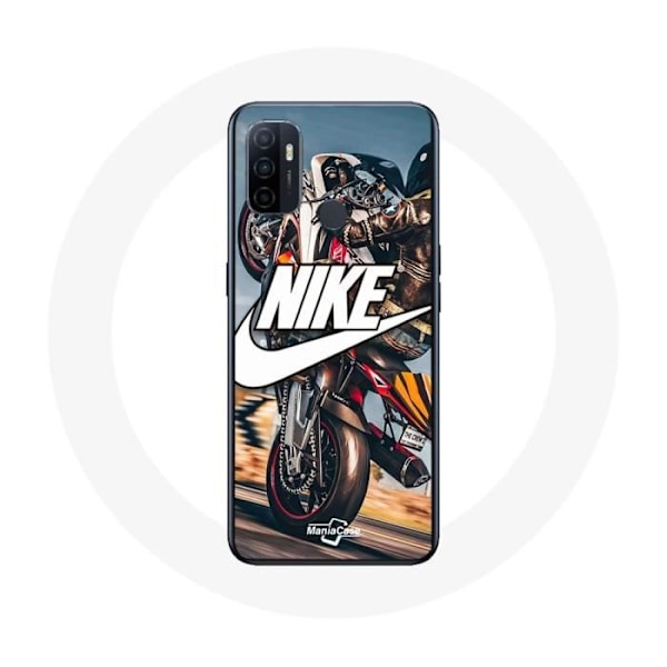 Skal för Oppo A53 - Nike - Vit Logotyp - Mjuk - Unisex - Smartphone Skydd Vit