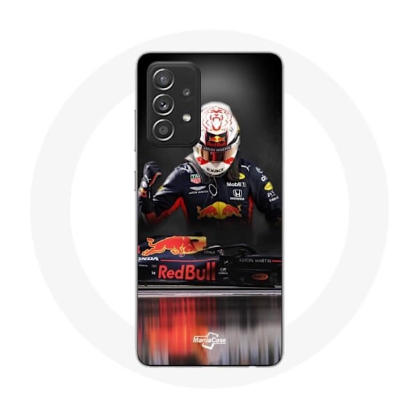Coque - maniacase - Samsung Galaxy A52 - Formel 1 Max Verstappen - Mjuk - Svart Svart
