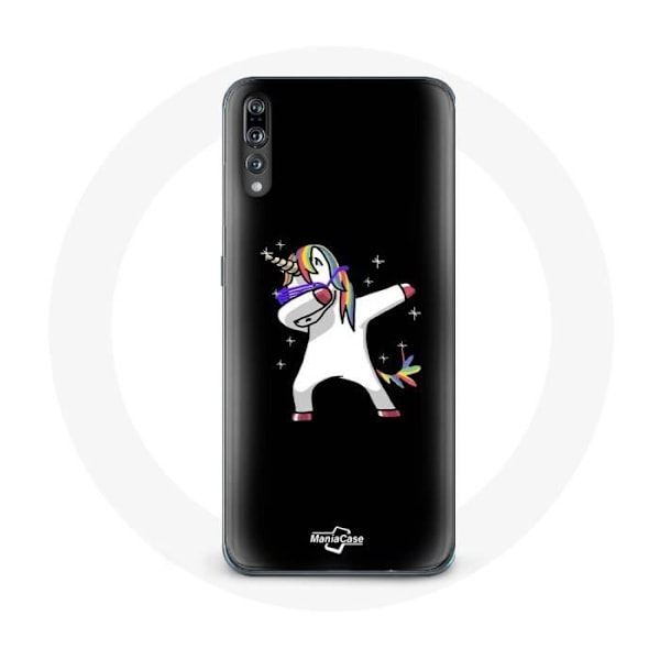 Skal för Huawei P20 - Dab - Enhörning - Mjuk - Skydd - Barn