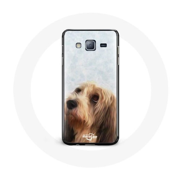Skydd för Samsung Galaxy J3 - Petit Basset Griffon Vendéen - Mjuk - Svart