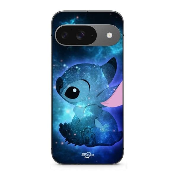 Skal för Google Pixel 9 Stitch blå frand blå svart