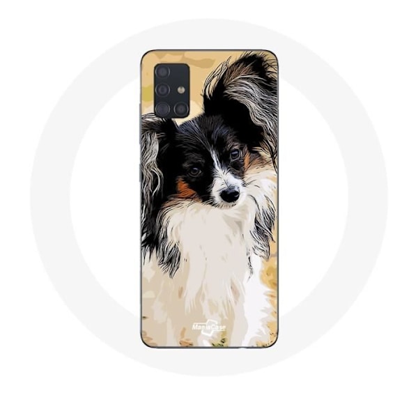 Skyddsfodral för Samsung Galaxy A71 Kontinental dvärgspets Hundras