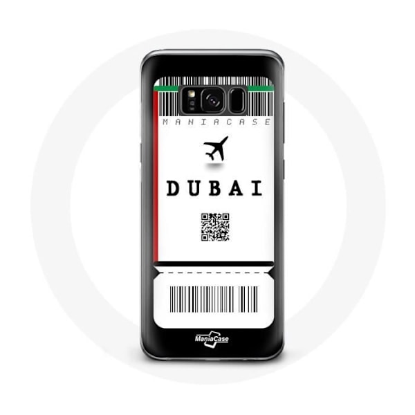 Coque för Samsung Galaxy S8 Plus Flygbiljett Dubai