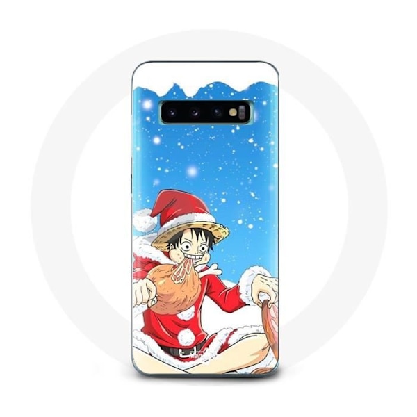 Coque för Samsung Galaxy S10 Edge Anime One Piece Luffy Juldagen 2023