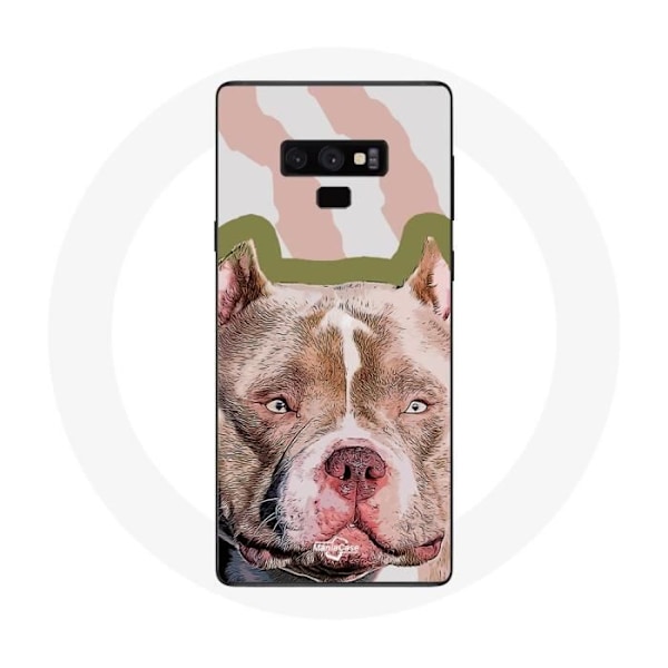 Skyddsfodral för Samsung Galaxy Note 9 Brunt Pitbull Hund