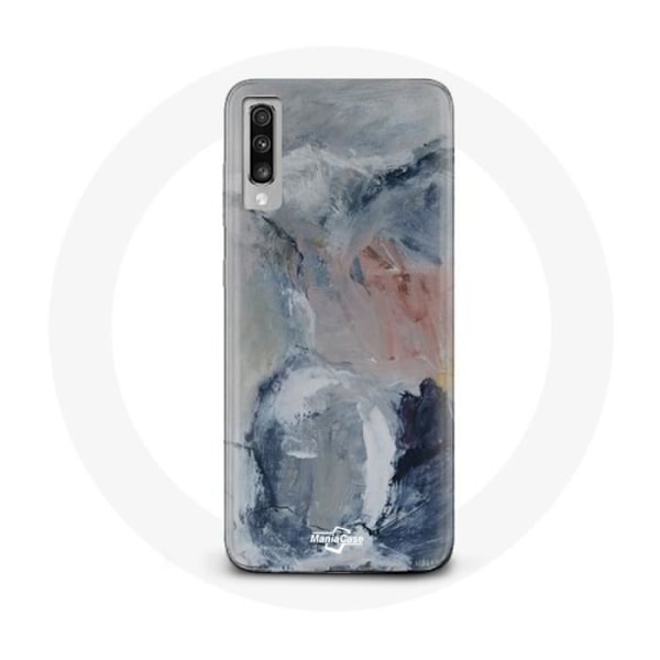 Mobilskal för Samsung Galaxy A50 Grå abstrakt textur