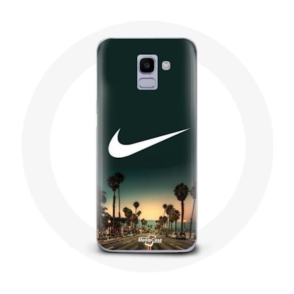 Coque för Samsung Galaxy A8 2018 Nike palmträ miami