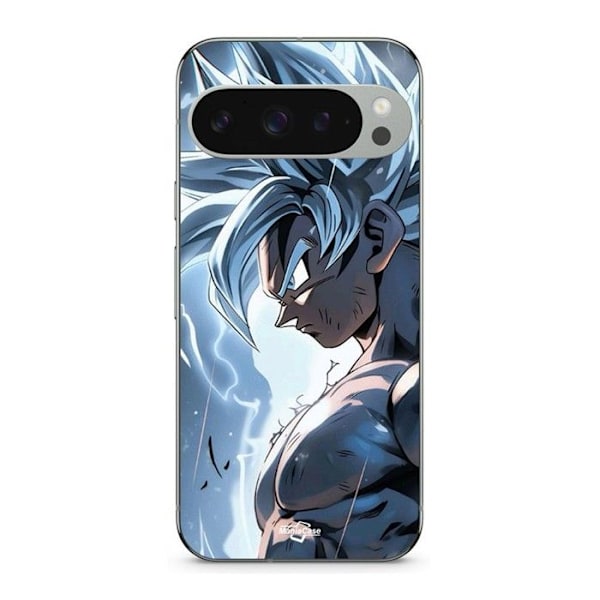 Skydd - MANIACASE - Google Pixel 9 Pro - Silikon - Mjuk - Goku-motiv Svart