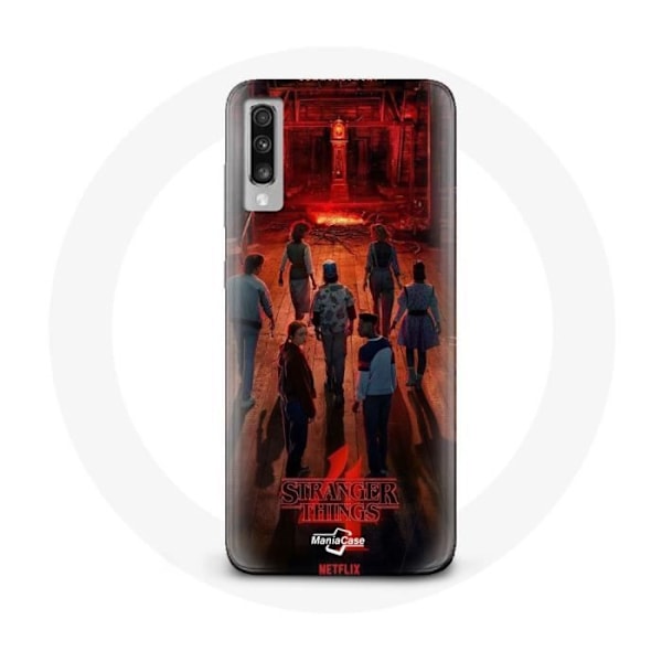 Coque för Samsung Galaxy A70 Stranger Things Affisch Utrustning Fan Art Säsong 4