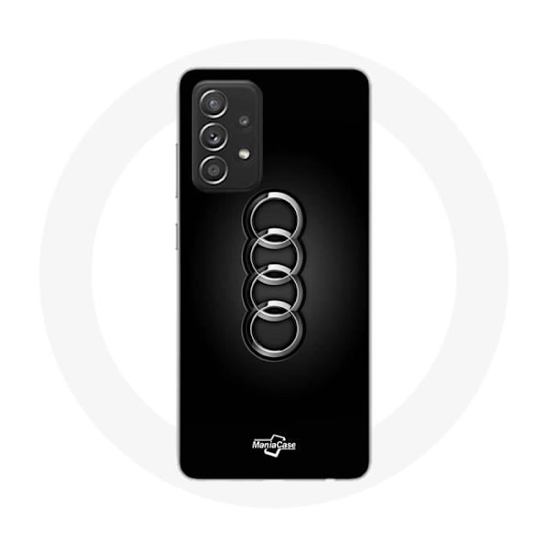 Coque - Audi - Samsung Galaxy A52 - Snygg - Svart - Telefon skydd Svart