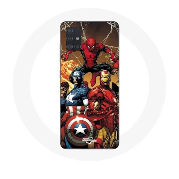 Coque för Samsung Galaxy A71 Avengers invaders Gamla soldater