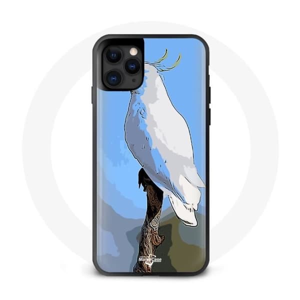 iPhone 11 Pro Cover Kakaduer Hvide Papegøjer