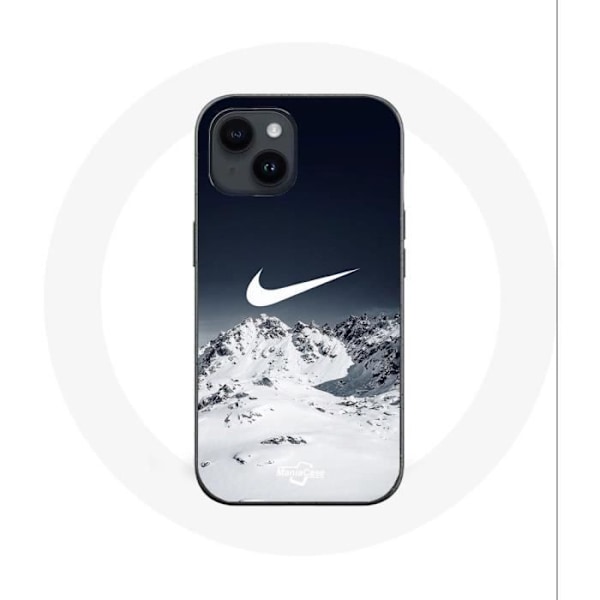 Skydd för Iphone 14 - Nike - Snö Vinter Logotyp - Mjuk - Syntetisk - Unisex