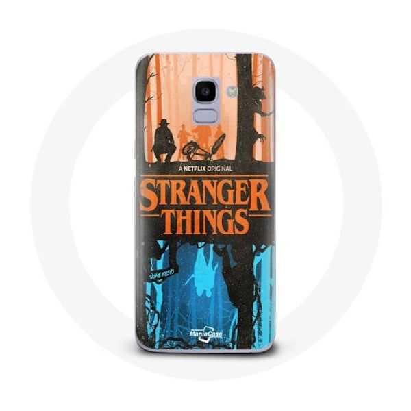 Coque för Samsung Galaxy J6 2018 Stranger Things Vänner täckning