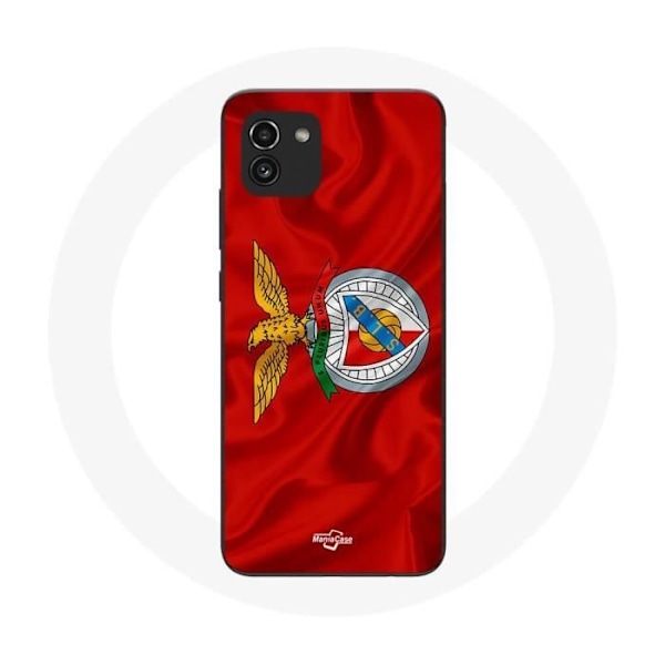 Coque - Maniacase - Samsung Galaxy A03 - Mjuk - Skydd - Benfica-mönster Svart