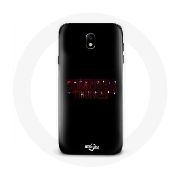 Skydd för Samsung Galaxy J5 2017 Stranger Things Affisch Logotyp God Jul