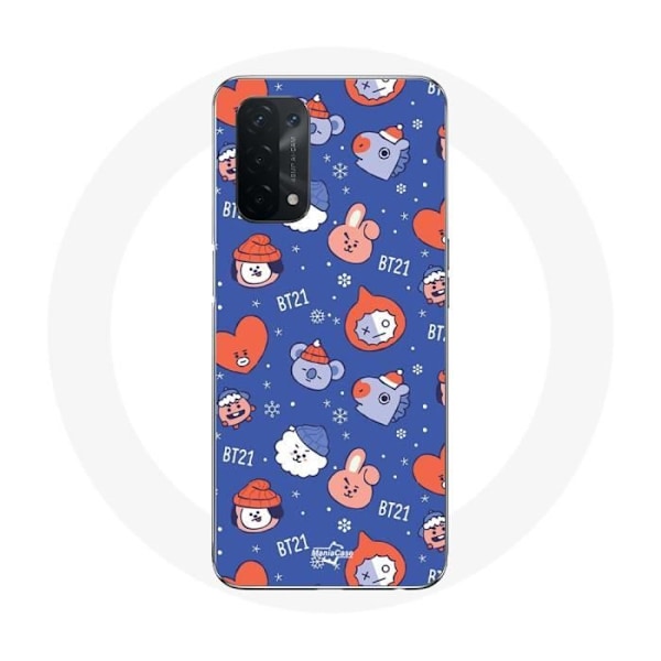 Coque för Oppo A54 5G BTS Bangtan Sonyeondan BT21 Jul 2023