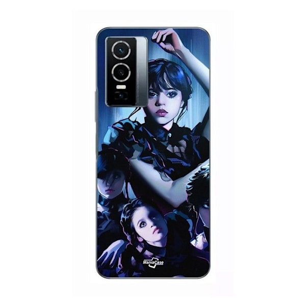 Coque För Vivo Y76 5G onsdag Mercredi Addams Maniacase SVART
