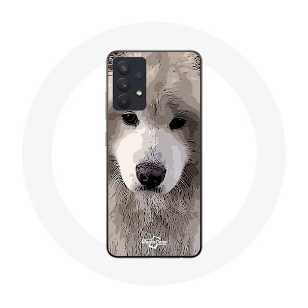 Coque för Samsung Galaxy A13 5G Samoyed Gråhundras