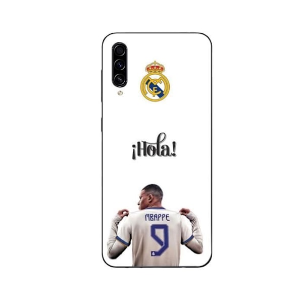 Coque Maniacase för Samsung Galaxy A50 Kylian Mbappe Real Madrid 9 Hola