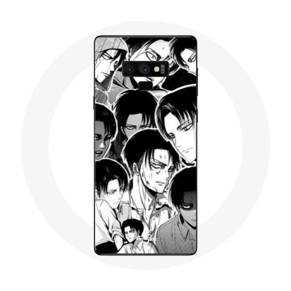 Coque för Samsung Galaxy Note 9 Attack on Titan Manga Levi Ackerman