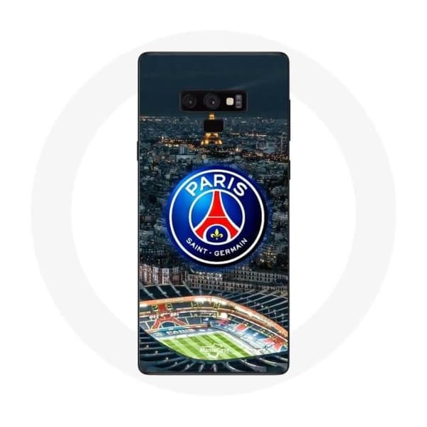 Coque - PSG - Samsung Galaxy Note 9 - Pehmeä - Valkoinen - Eiffel-torni kuvio