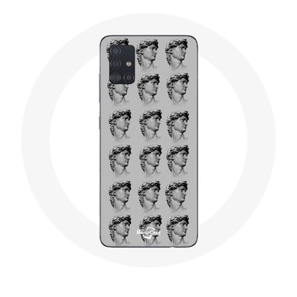 Coque - Samsung - Galaxy A51 - Mjuk - Staty - Skydd grå Grå