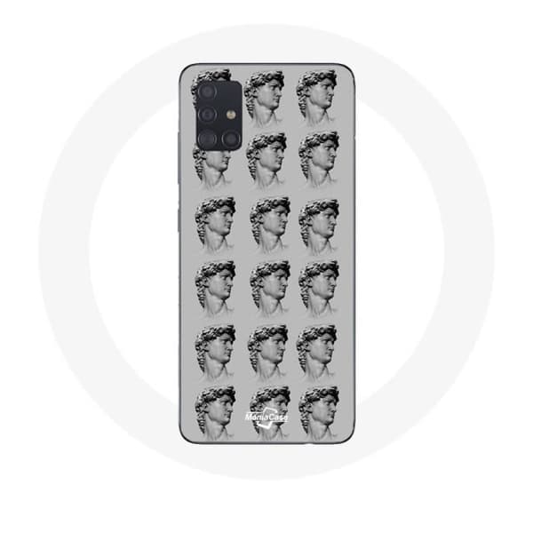 Coque - Samsung - Galaxy A51 - Pehmeä - Patsas - Suojaus harmaa Grå