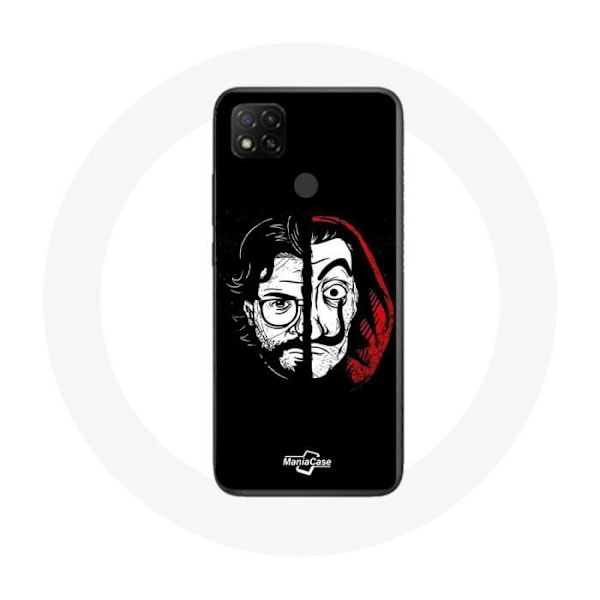 Coque Xiaomi Redmi 9C La casa de papel El Profesor Masque Split